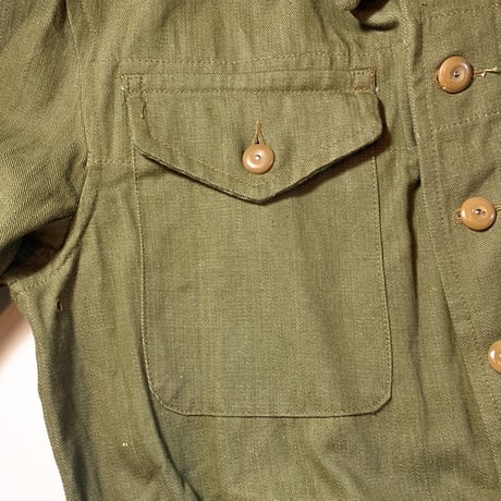 1940's British Army Green Denim Jacket Deadstock