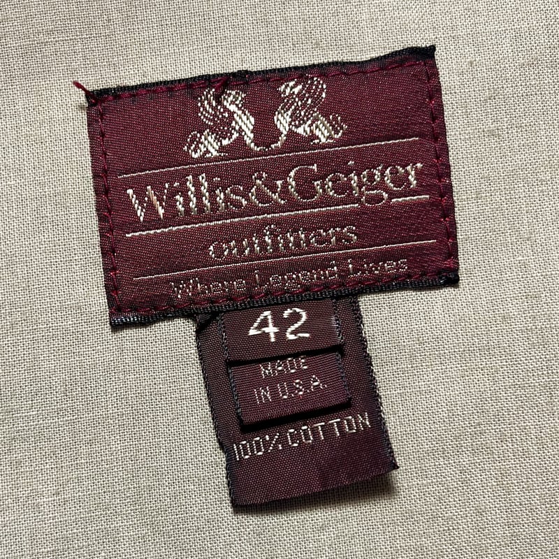 1980〜90's Willis&Geiger White Hunter Jacket | U 1980〜90's Willis&Geiger White Hunter Jacket | U