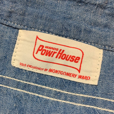 1960's Powr House Chambray S/S Shirt