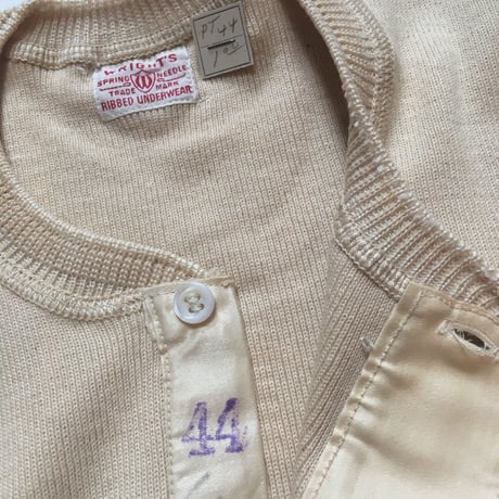 1930's〜 WRIGHT'S Henleyneck L/S Tee Deadstock