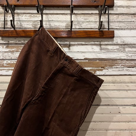 1960's BLUE ROCK Corduroy Trousers Deadstock