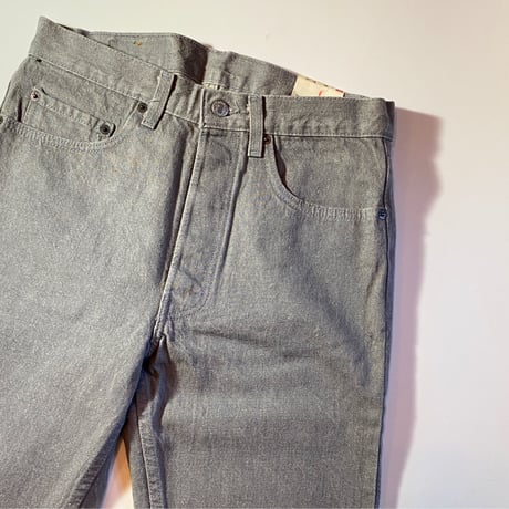 1980's Levi's 501 Gray Denim Pants Deadstock