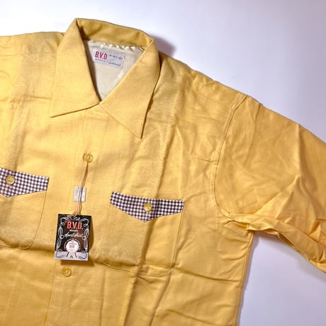1950's B.V.D. Flannel L/S Shirt Deadstock