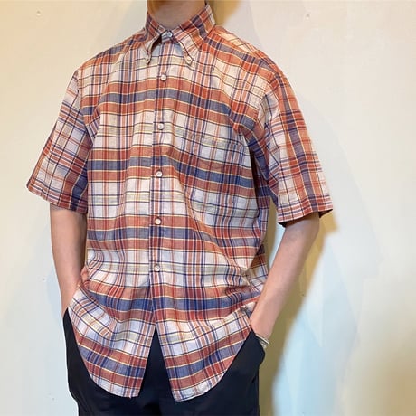 1960's GANT Indian Madras S/S Shirt