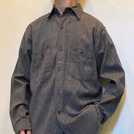 1950's BIG BO Black Chambray L/S Shirt