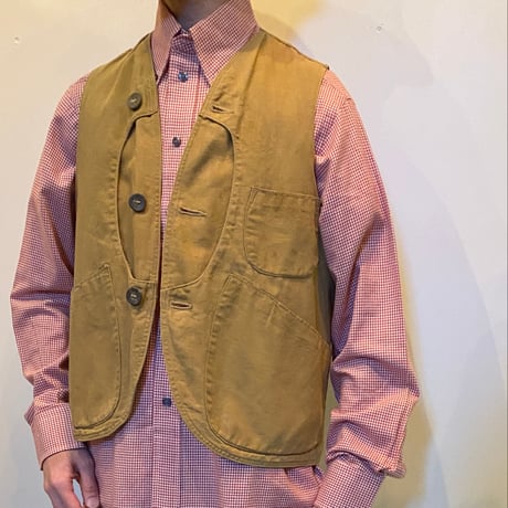 1930's Red Head Hunting Vest