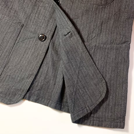 1940〜50's French Unknown Herringbone Stripe Work Jacket