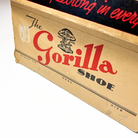1950's The Gorilla SHOE Work Shoes Deadstock