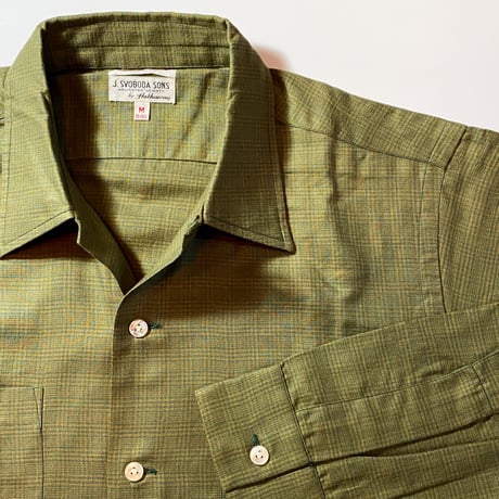 1960's J.SVOBODA SONS L/S Shirt Deadstock