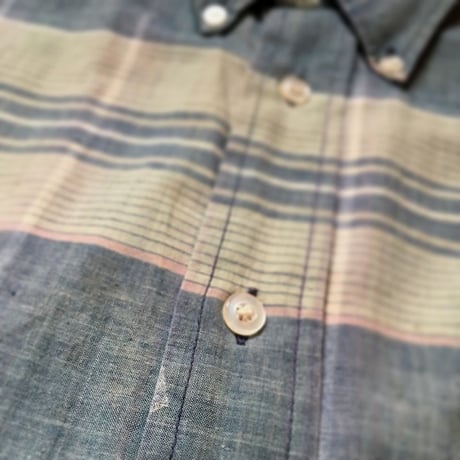 1960's McGREGOR Indian Madras L/S Shirt
