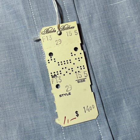 1970's Brooks Brothers L/S Shirt Deadstock