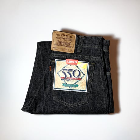 1990's Levi's 550 Black Denim Pants Deadstock