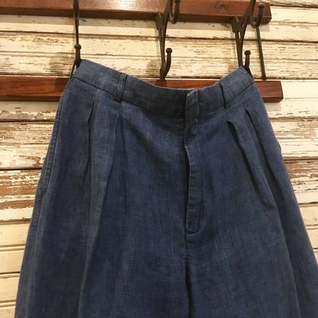 1990〜00's ORVIS Indigo Linen Trousers