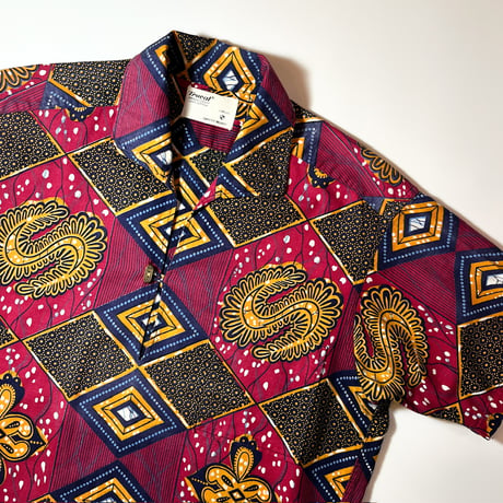1960's Truval Skipper Pullover Batik S/S Shirt