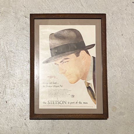 1950〜60's STETSON Advertising Poster