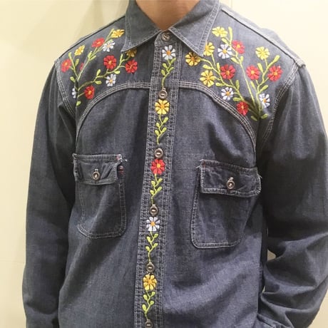 1960's〜 EL CISNE Denim L/S Shirt