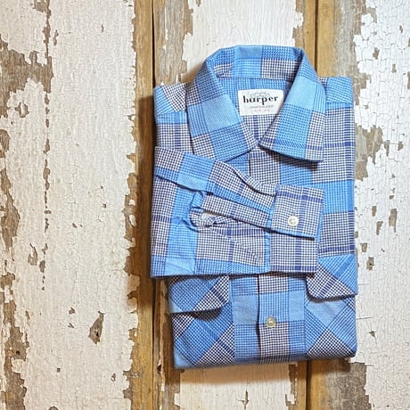 1950's harper Flannel L/S Shirt Deadstock