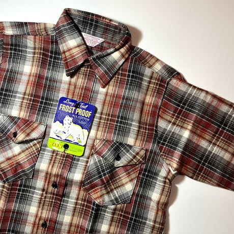 1970's FROSTPROOF Heavy Flannel L/S Shirt Deadstock