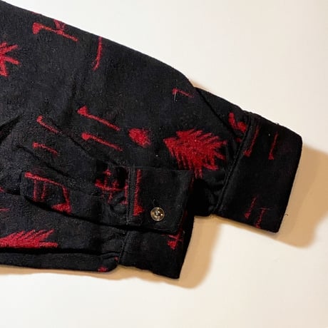 1950〜60's SLALOM Wool L/S Shirt Deadstock