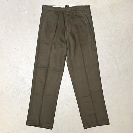 1940's Unknown Whipcord Trousers Deadstock