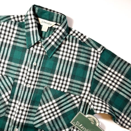 1990's ST JOHN'S BAY Heavy Flannel L/S Shirt Deadstock