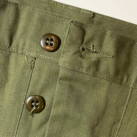 1950's US.ARMY M-47 Herringbone Trousers Deadstock