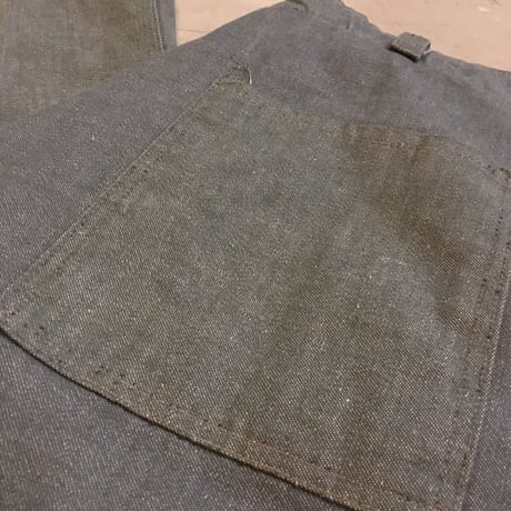 1950's〜 FYRESAFE Green Denim Trousers