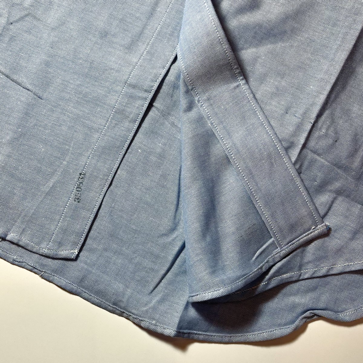 【deadstock】1960年代 USAF オックスフォードシャツ 60's U.S.AIR FORCE オックスフォードシャツ ライトブルー 表記