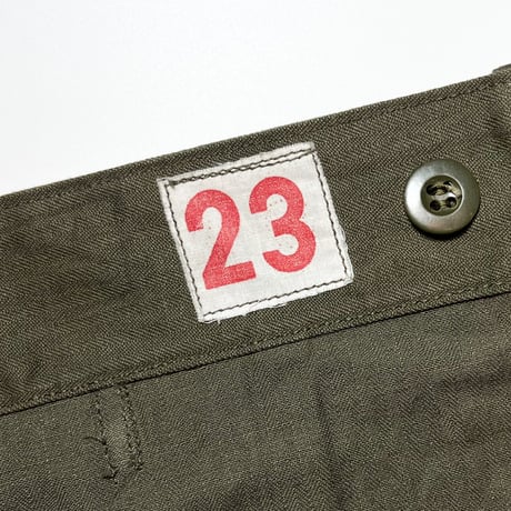1960's French Army TAP-47 Paratrooper Herringbone Trouses Deadstock