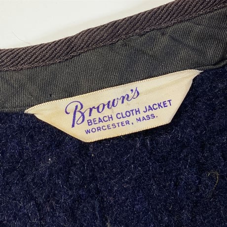 1950's Brown's Beach Wool Vest