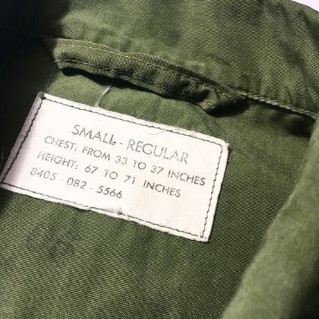1960's US.ARMY Jungle Fatigue 3rd Jacket