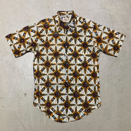1960's DONEGAL Batik S/S Shirt