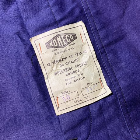 1950's KONECO Moleskin Overall Deadstock