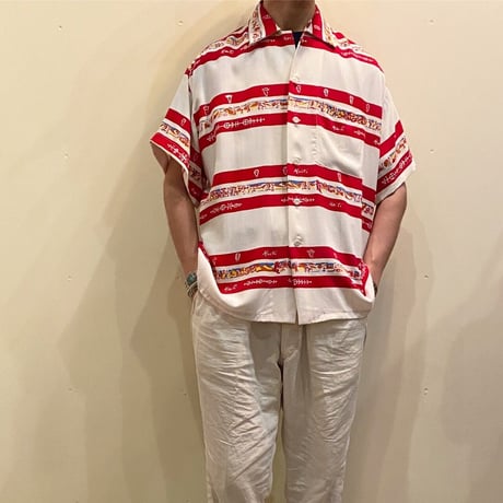 1950's La Belle Greole Rayon S/S Shirt