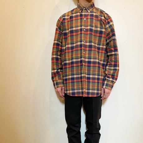 1960's〜 Sears Indian Madras L/S Shirt