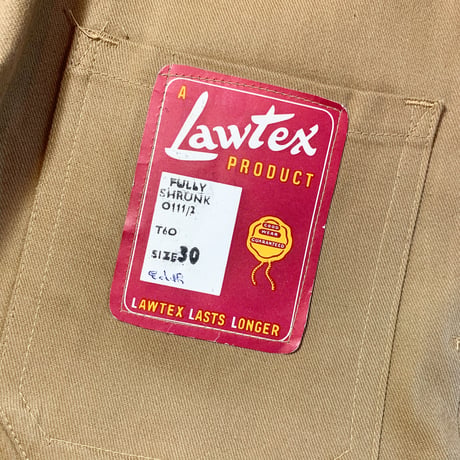 1950's A Lawtex PRODUCT Cotton Trousers Deadstock