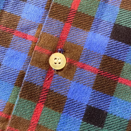 1960's PILGRIM Flannel L/S Shirt Deadstock