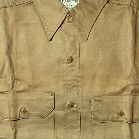 1950's〜 MAMMOTH CAVE L/S Shirt Deadstock