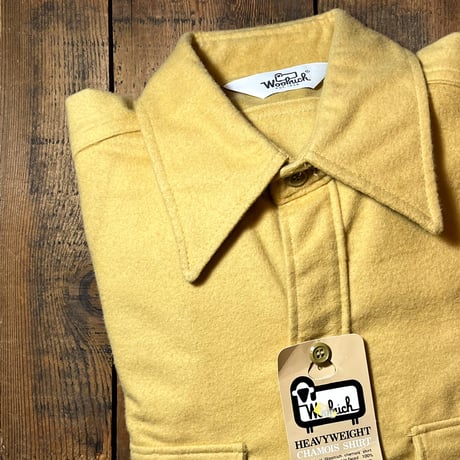 1970's Woolrich Chamois Cloth L/S Shirt Deadstock