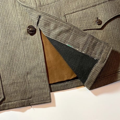 1940〜50's French Unknown Pique Hunting Jacket Deadstock