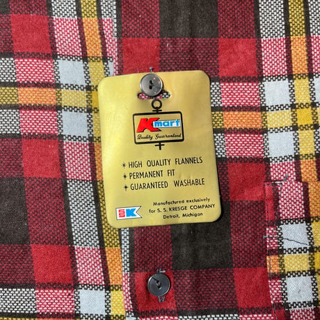 1960's Kmart Flannel L/S Shirt Deadstock
