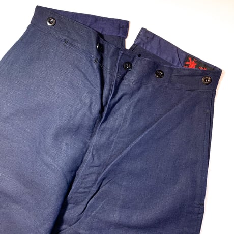 1940's AU MOLINEL Linen Trousers Deadstock