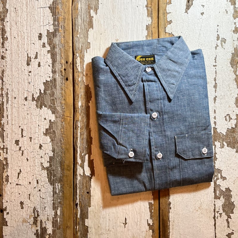 1970's DEE CEE Chambray L/S Shirt Deadstock | U