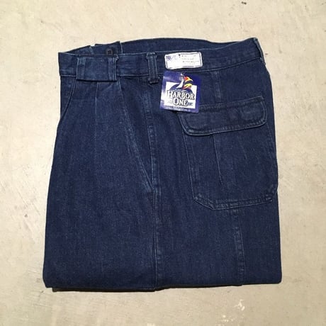 1970〜80's HARBOR ONE Denim Cargo Pants Deadstock