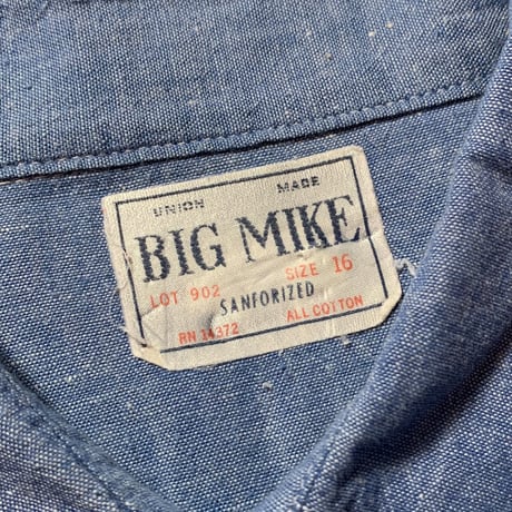 1960's BIG MIKE Chambray L/S Shirt