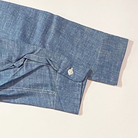 1960's Unknown Chambray L/S Shirt Deadstock