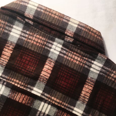 1960's IT'S A DAN RIVER Flannel L/S Shirt Deadstock