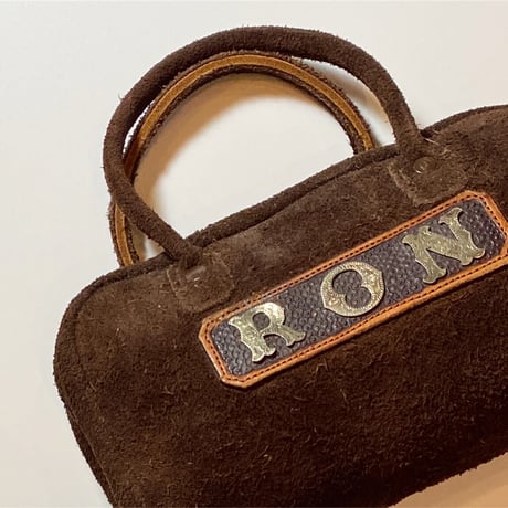 1960's Henselite Bowls Co. Suede Bag