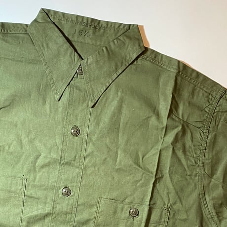 1940's US.NAVY N-3 Poplin L/S Shirt Deadstock