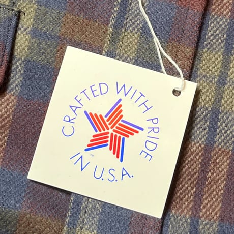 1980's WINTER RUN Heavy Flannel L/S Shirt Deadstock